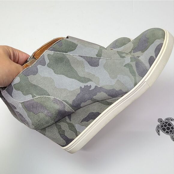 Linea Paolo Felicia Women's Platform Wedge Sneaker‎ Camouflage Size 9.5 - Picture 6 of 15